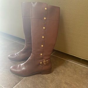 Micheal Kors Brown Riding Boots